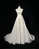 Vintage Bridal Dress Ball Gown Spaghetti Straps Lace Ivory Long Wedding Dress Retro Wedding Dresses Modest Wedding Gowns HZ1121